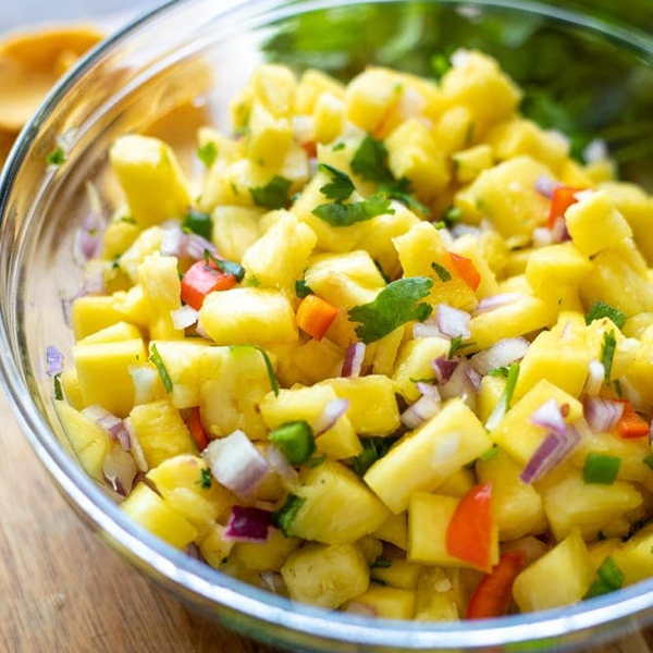 Papaya Pineapple Salsa