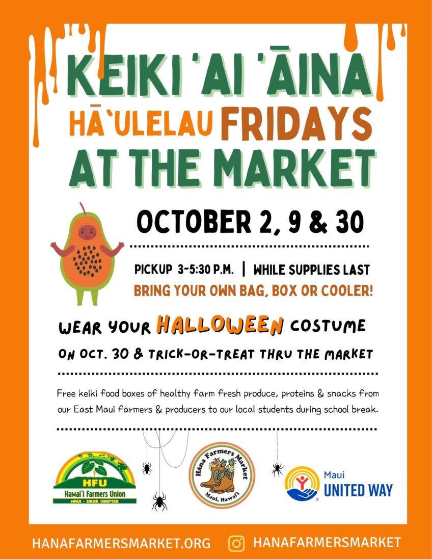 Keiki ‘Ai ‘Āina Hā’ulelau Fridays at the Market